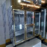 یخچال قصابی گوشت و مرغ