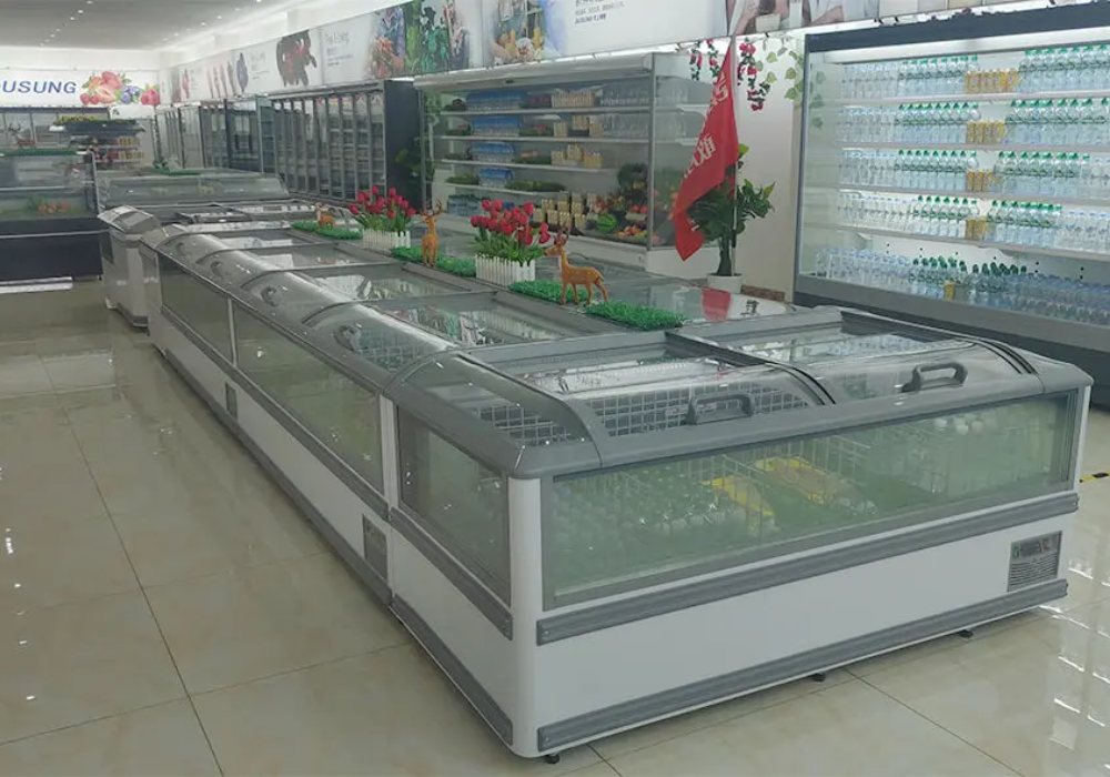 ابعاد یخچال جزیره