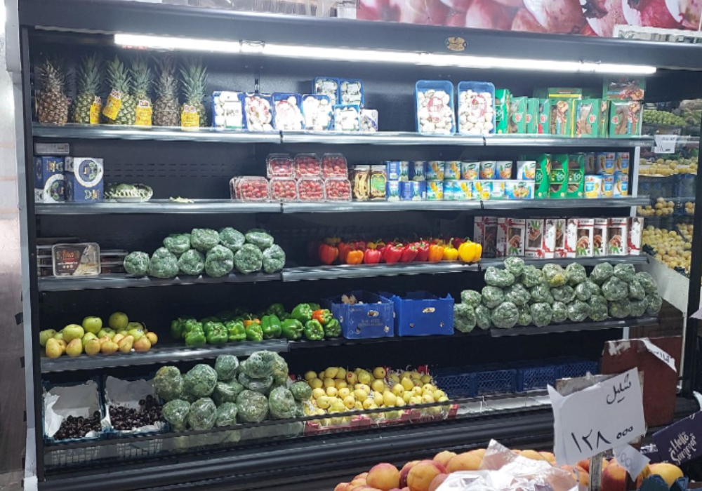 یخچال میوه فروشگاهی